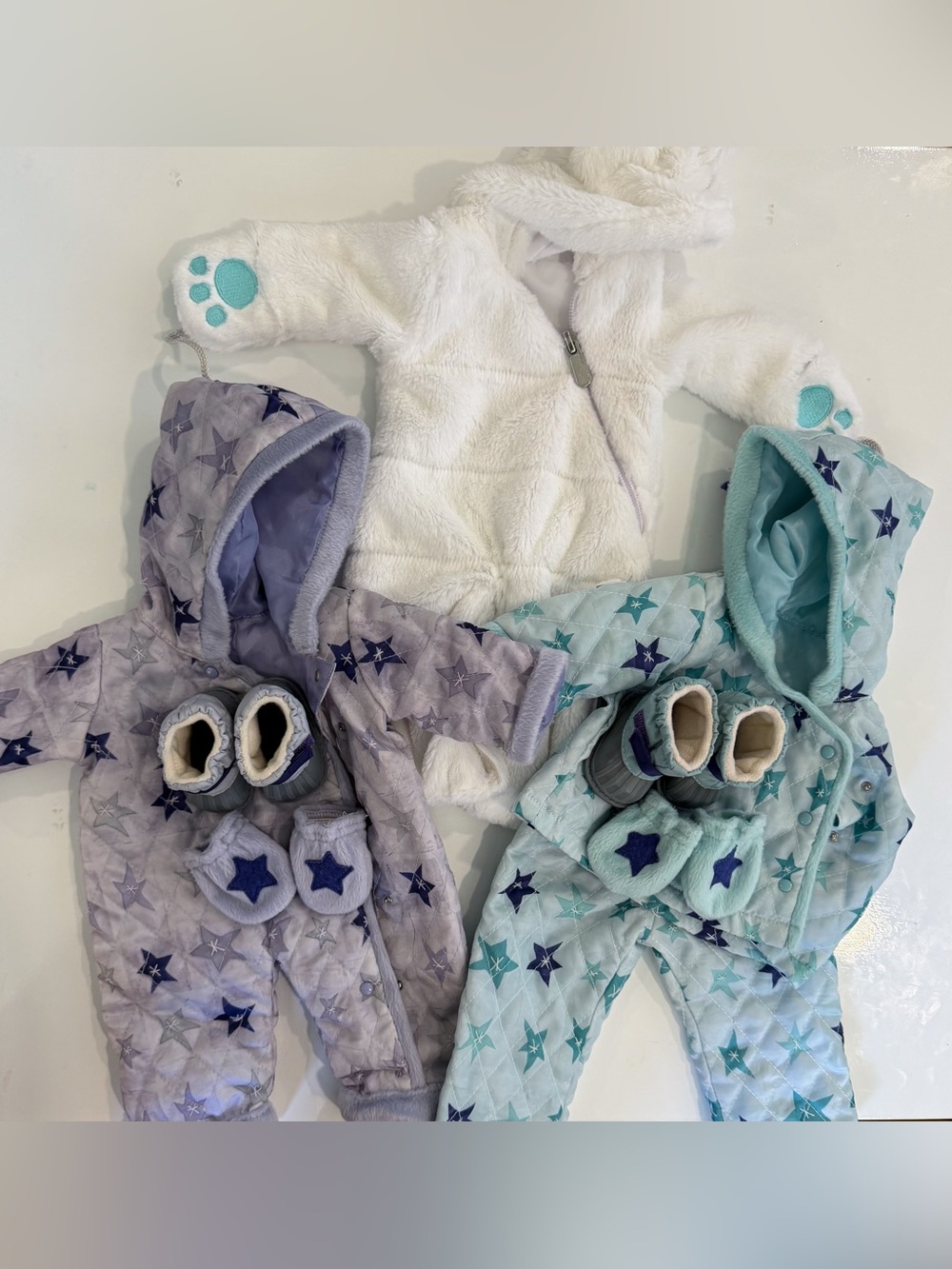 American Girl Bitty Baby Winter Clothing Bundle – 3 Authentic Pieces